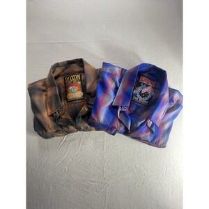 Two Dixxon Shirts Mens XL The Glory And The Harden Bamboo Blend 1 Blue 1 Brown